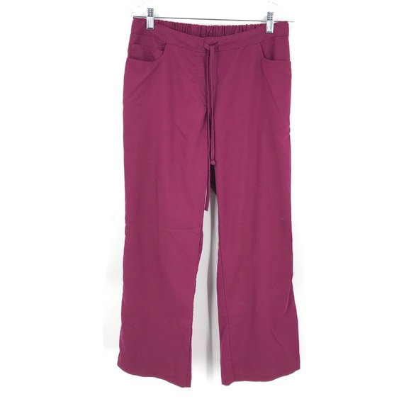 Barco Greys Anatomy Womens Scrub Pants Medium Purple Pull On Bottoms Pockets - Picture 1 of 15